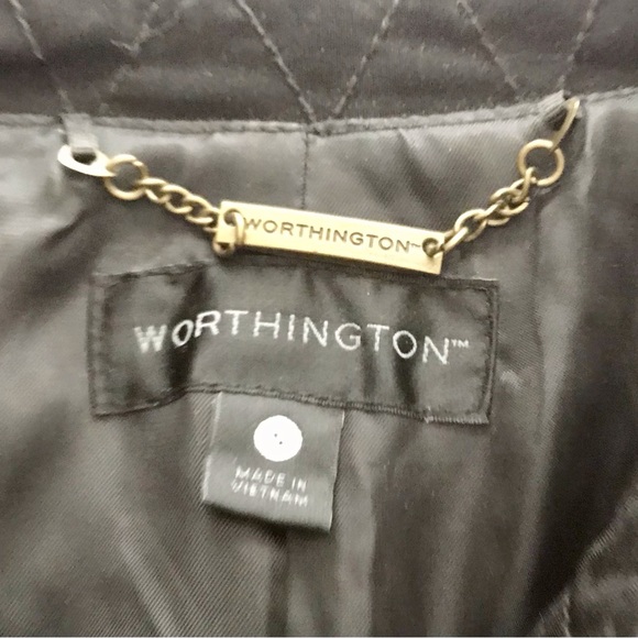 Worthington Belted, Short Trench Coat - Picture 2 of 3